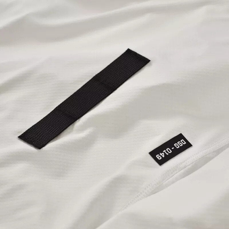 Camiseta deportiva de manga larga y secado rápido para hombre