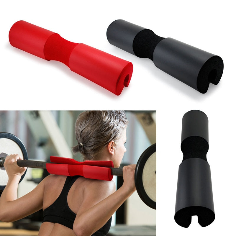 1 ud. Cubierta de espuma acolchada para barra, para mujeres y hombres, levantamiento de pesas, sentadillas, soporte de hombro, negro, rojo, accesorios de gimnasio, fitness