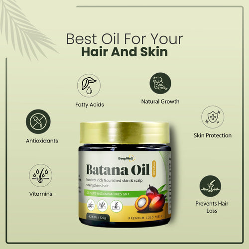 BeepWell Cold-Pressed Batana Oil – Pack of 2-1