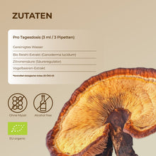 Bio Reishi-Extrakt(3 ml / 3 Pipetten)