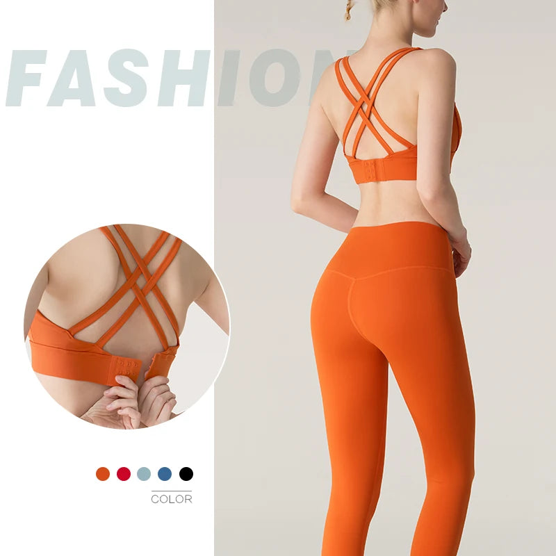 Conjunto deportivo de yoga para mujer de dos piezas