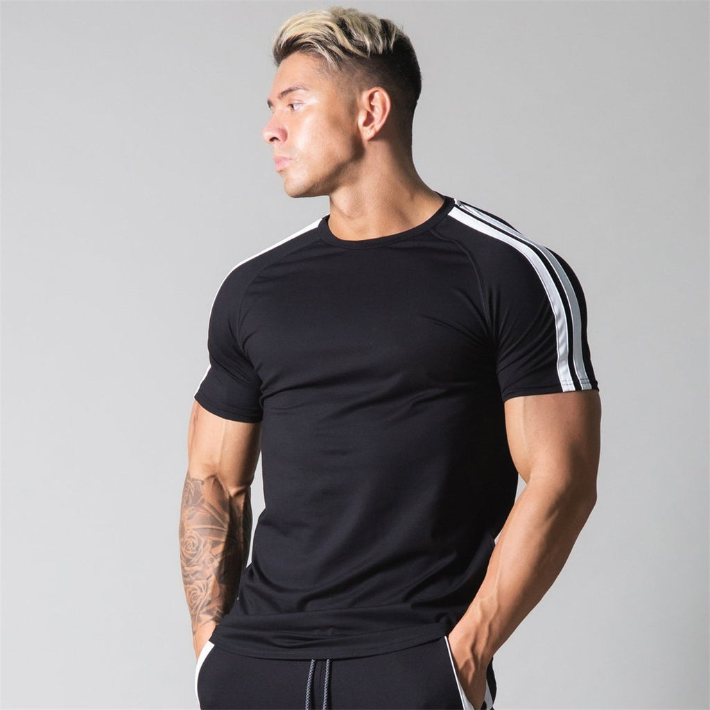 Camiseta deportiva de manga corta para hombre