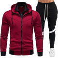 Conjunto deportivo de chaqueta con capucha y pantalón para hombre