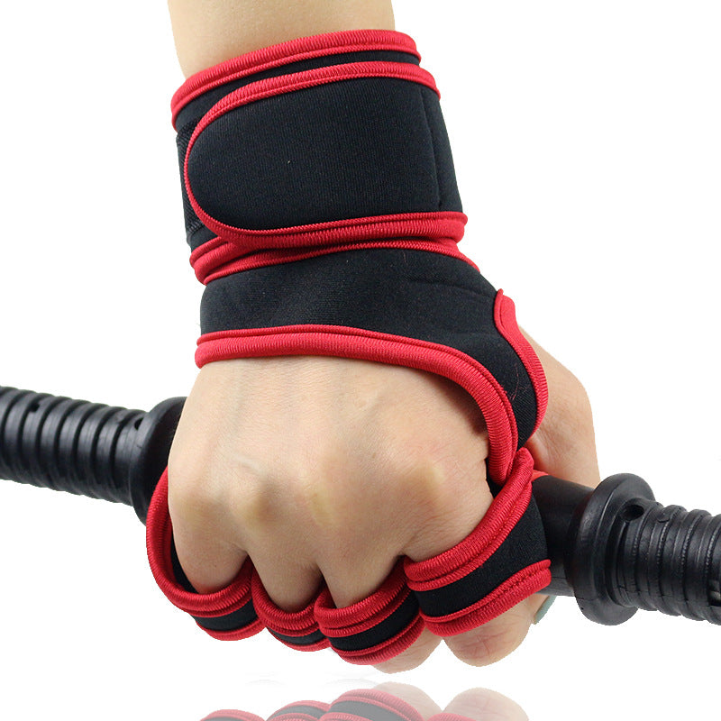 Logotipo personalizado, alta calidad, hombres, mujeres, antideslizantes, guantes de levantamiento de pesas, guantes de gimnasio, guantes de fitness