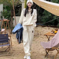 Fashionable  Loose Casual Women's Tracksuit Set Spring Trendy Streetwear Sweatshirt Two-Piece Outfit