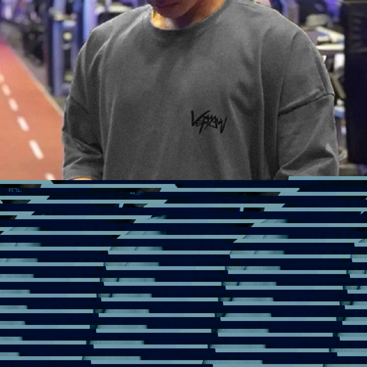 Camiseta deportiva de algodón para hombre