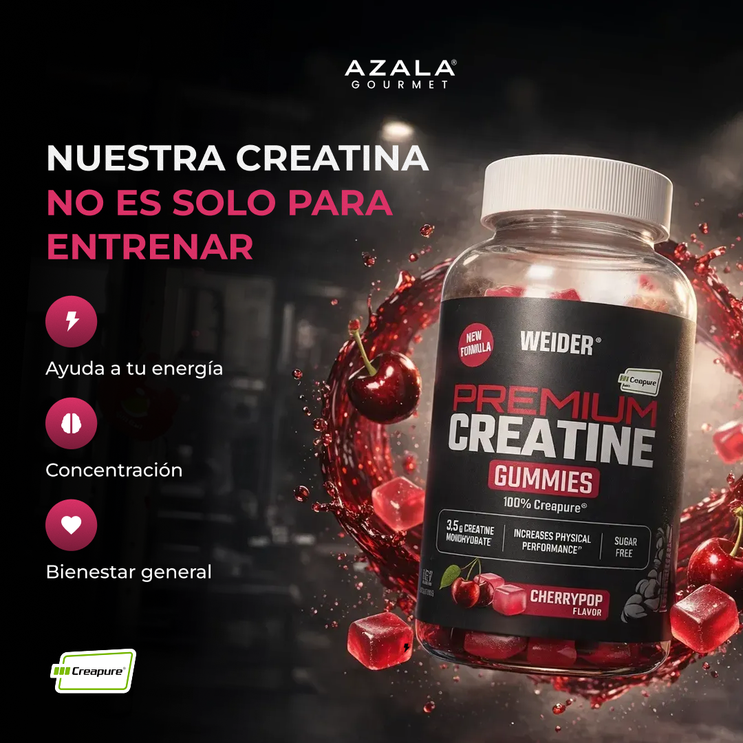 Creatina en Gominolas - 162 uds - Creatine Gummies Weider