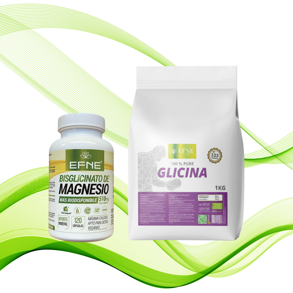 Pack Recuperación Profunda EFNE (Magnesio + Glicina)