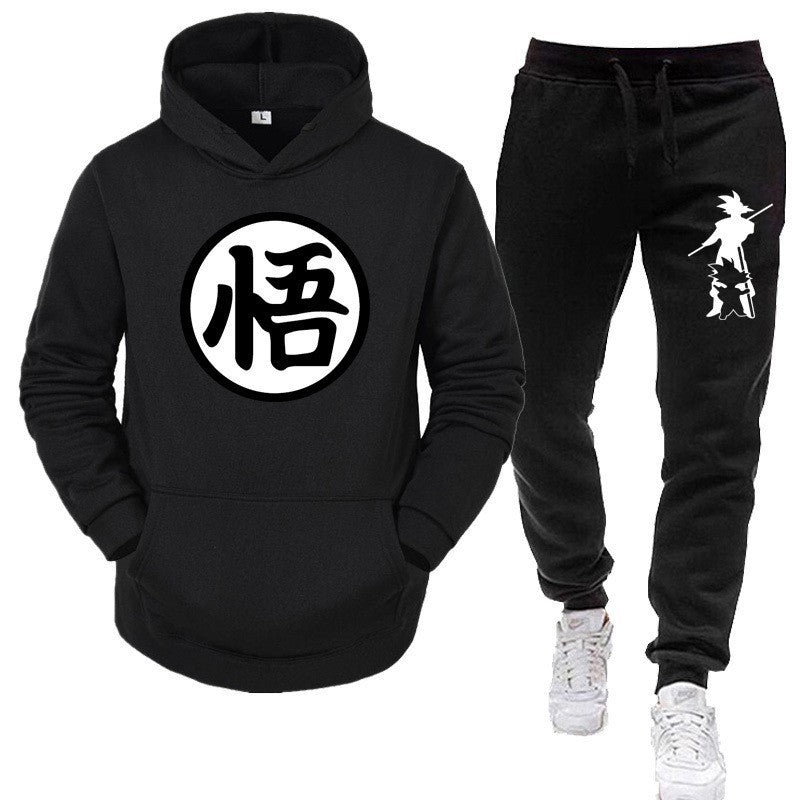 Conjunto deportivo con capucha y estampado