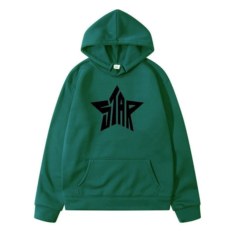 Sudadera deportiva informal para hombre STAR estilo Y2K