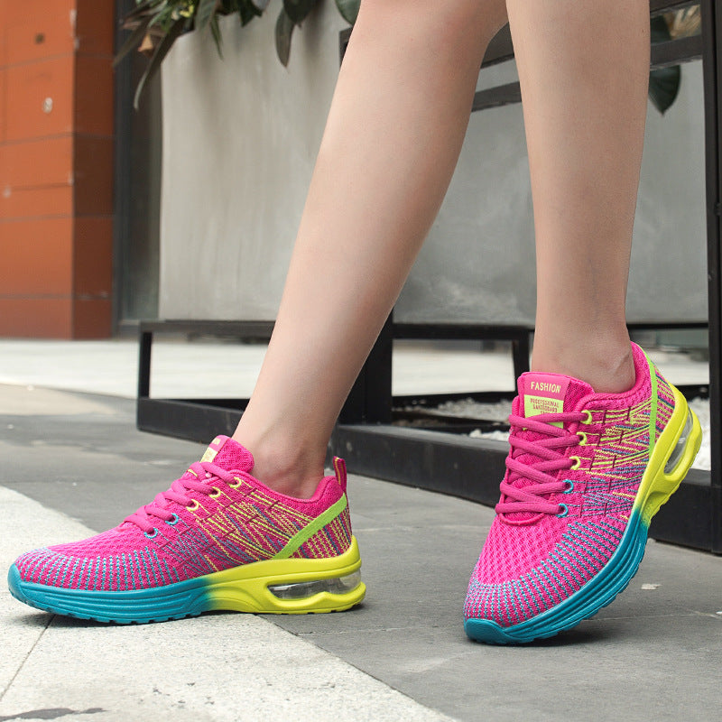 Zapatillas de mujer Zapatillas deportivas Zapatillas de aprendizaje Zapatillas con cámara de aire Zapatillas de correr para mujer