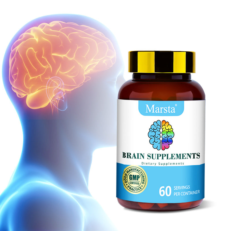 Cápsulas de vitaminas para el cuidado del cerebro