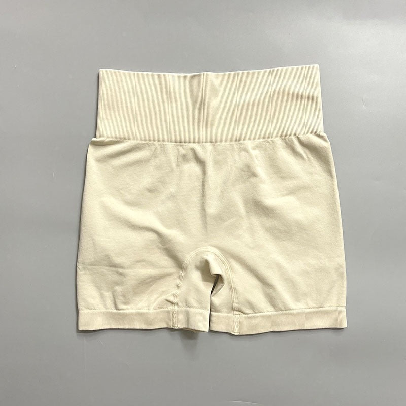 Conjunto deportivo, conjunto de fitness, shorts de yoga sin costuras, conjunto de yoga
