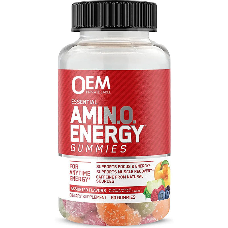 Gomitas energizantes con aminoácidos