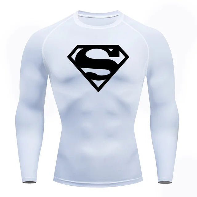 Camiseta térmica de manga larga para hombre