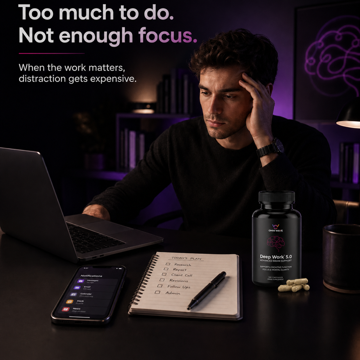 Deep Work: Caffeine-Free Focus Formula-1
