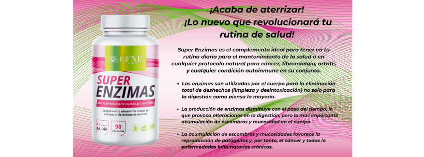Super Enzimas EFNE – Fórmula Digestiva Avanzada