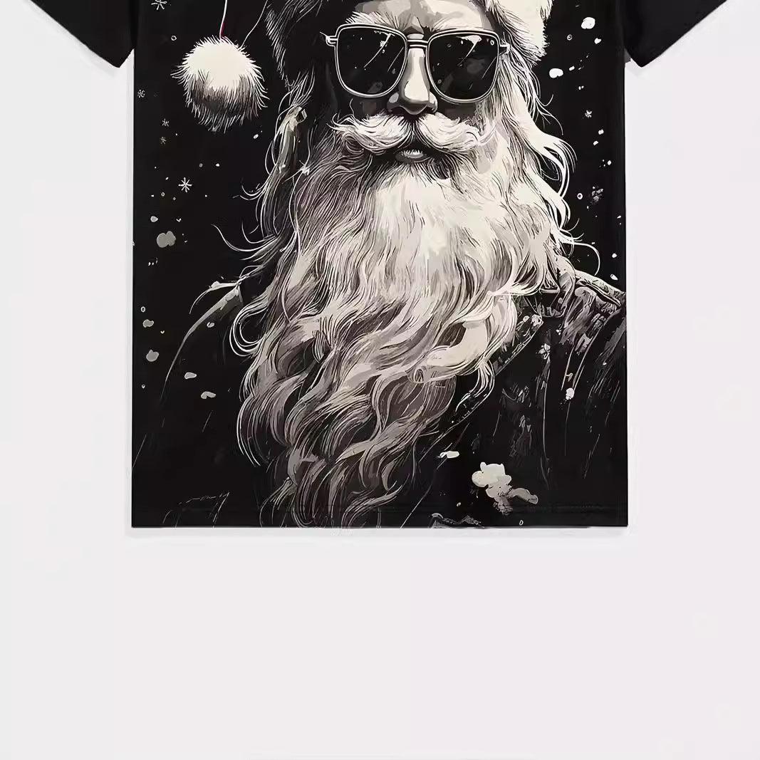3D Men's Digital Printed Short Sleeve Sport