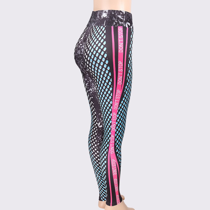 Leggings de fitness para mujer con estampado de panal, ajustados, de cintura alta, elásticos, con efecto push-up, pantalones de entrenamiento