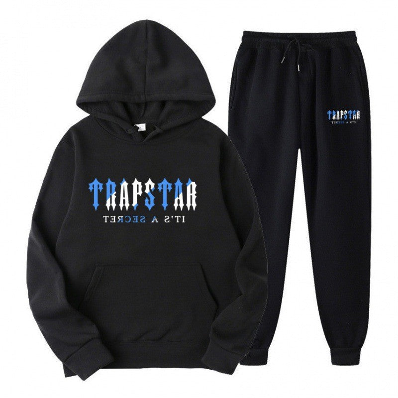 Conjunto deportivo casual con sudadera con capucha para hombre