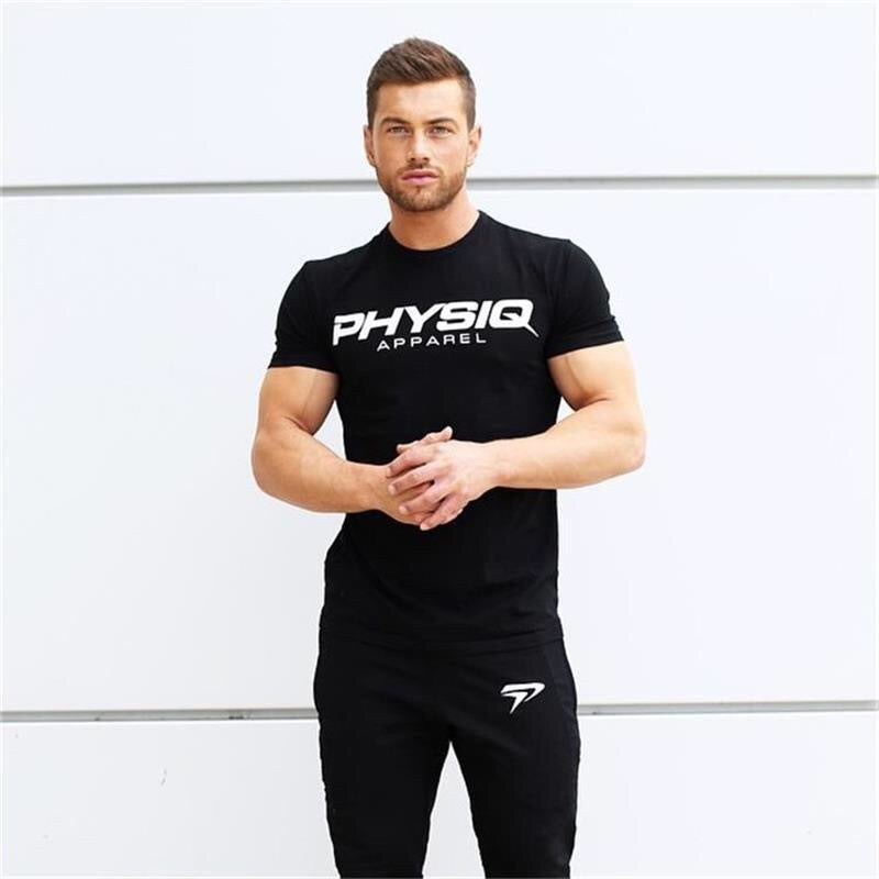 Camiseta deportiva de manga corta para hombre