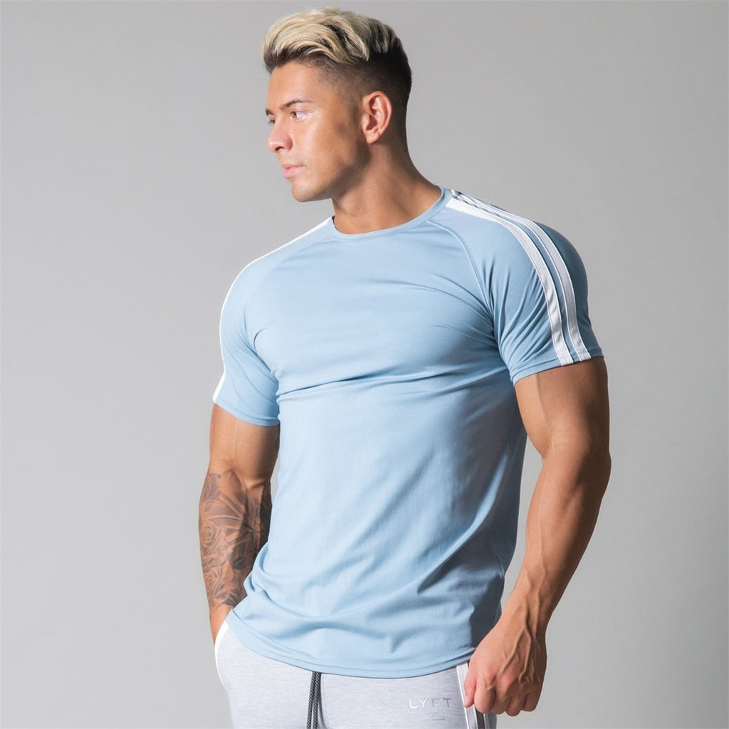 Camiseta deportiva de manga corta para hombre