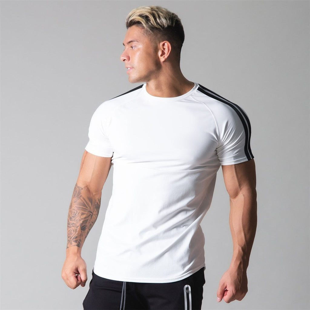 Camiseta deportiva de manga corta para hombre