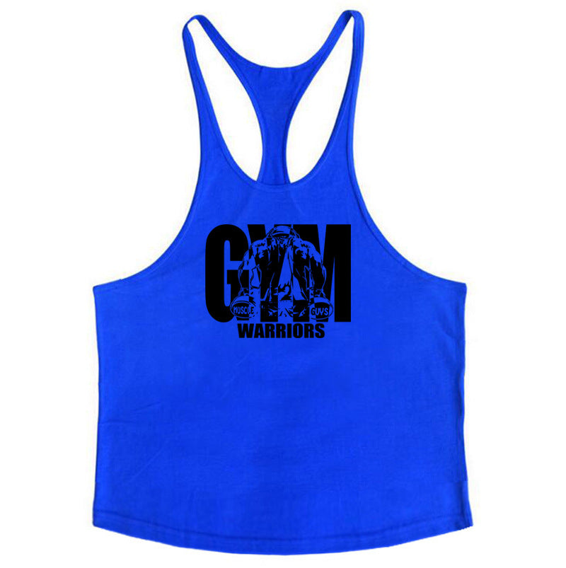 Camiseta de tirantes deportiva de algodón para hombre