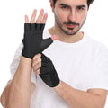 Guantes deportivos de medio dedo para ciclismo, fitness, escalada, montañismo, carreras, tiro y entrenamiento al aire libre para hombres y mujeres
