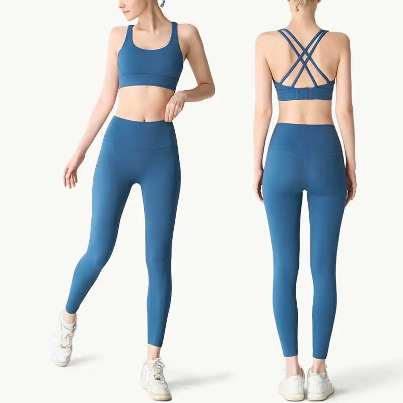 Conjunto deportivo de yoga para mujer de dos piezas