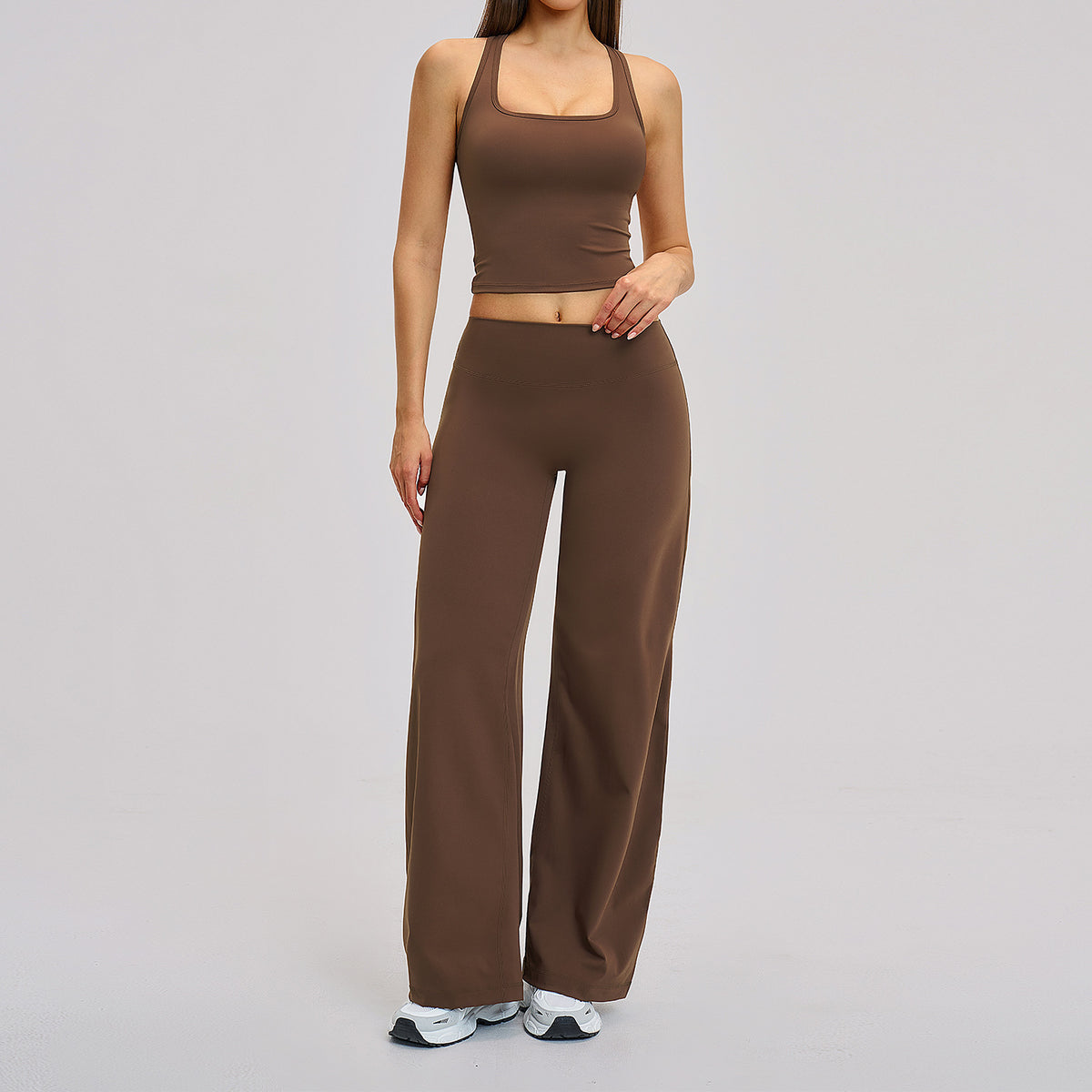 Conjunto deportivo con forro afelpado para mujer