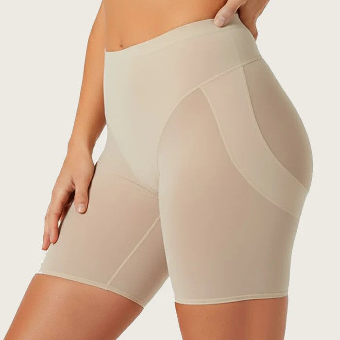 Pantalón corto moldeador de microcompresión con malla para entrenamiento