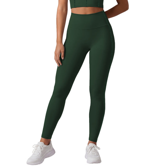 Leggings capri deportivos de cintura alta para mujer