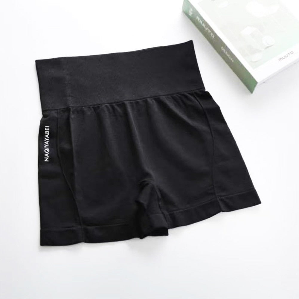 Short deportivo de cintura alta para mujer