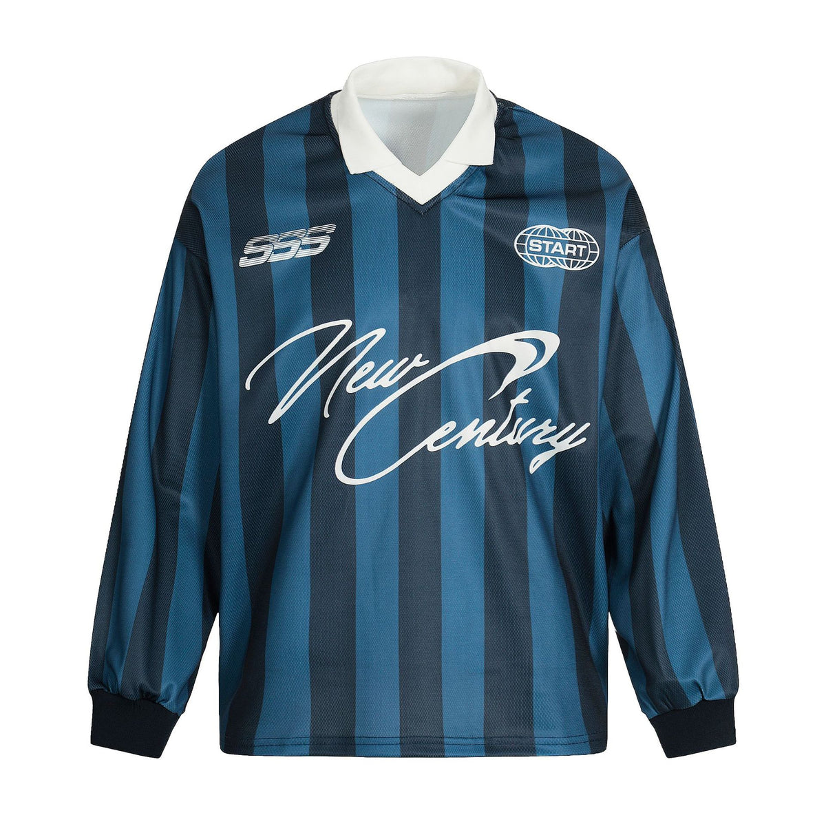 Camiseta deportiva holgada de manga larga y cuello en V