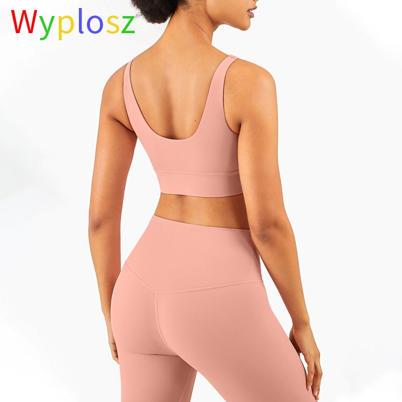 Sujetador deportivo sexy y hermoso de espalda abierta para mujer, top tipo chaleco resistente a impactos, ropa deportiva, chaleco de gimnasio, top corto, sujetador deportivo.