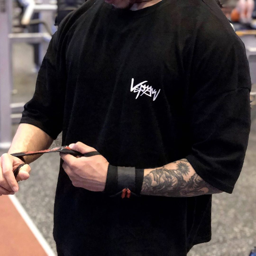 Camiseta deportiva de algodón para hombre