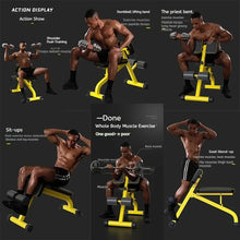 Multifunctional Folding Abdominal Chair & Dumbbell Stool-3