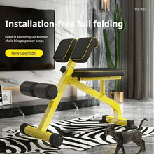 Multifunctional Folding Abdominal Chair & Dumbbell Stool-2