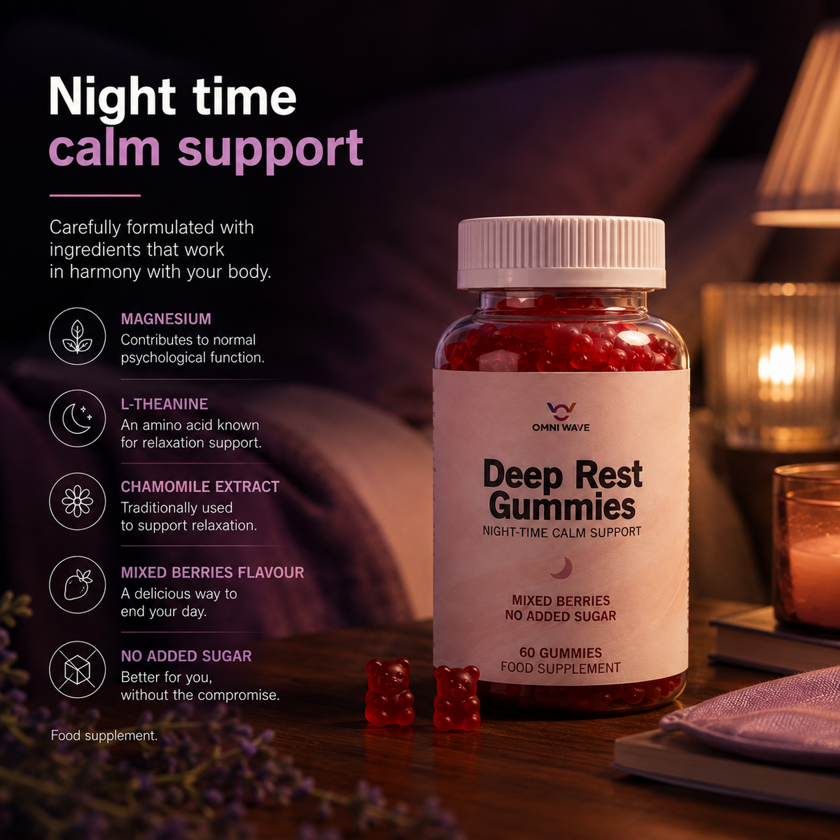 Deep Rest Gummies: Evening Wind-Down Formula-4