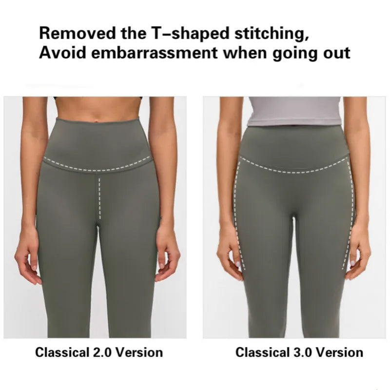 SHINBENE CLASSIC 3.0 Leggings de yoga y entrenamiento para mujer, ultrasuaves, efecto segunda piel, a prueba de sentadillas, cintura alta, fitness, mallas deportivas