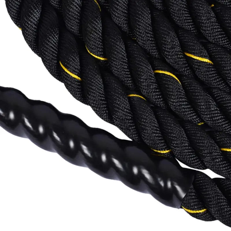 Cuerda de saltar pesada, cuerda para ejercicio, cuerdas de batalla para hombres y mujeres, entrenamientos de cuerpo completo, entrenamiento de potencia, desarrollo de fuerza y musculación