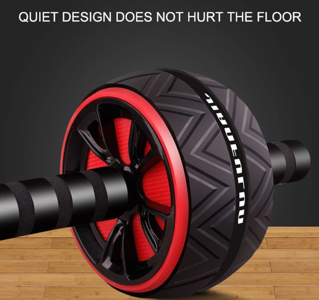 Roller Big Abdominal Wheel Roller Stretch Trainer with Mat-4