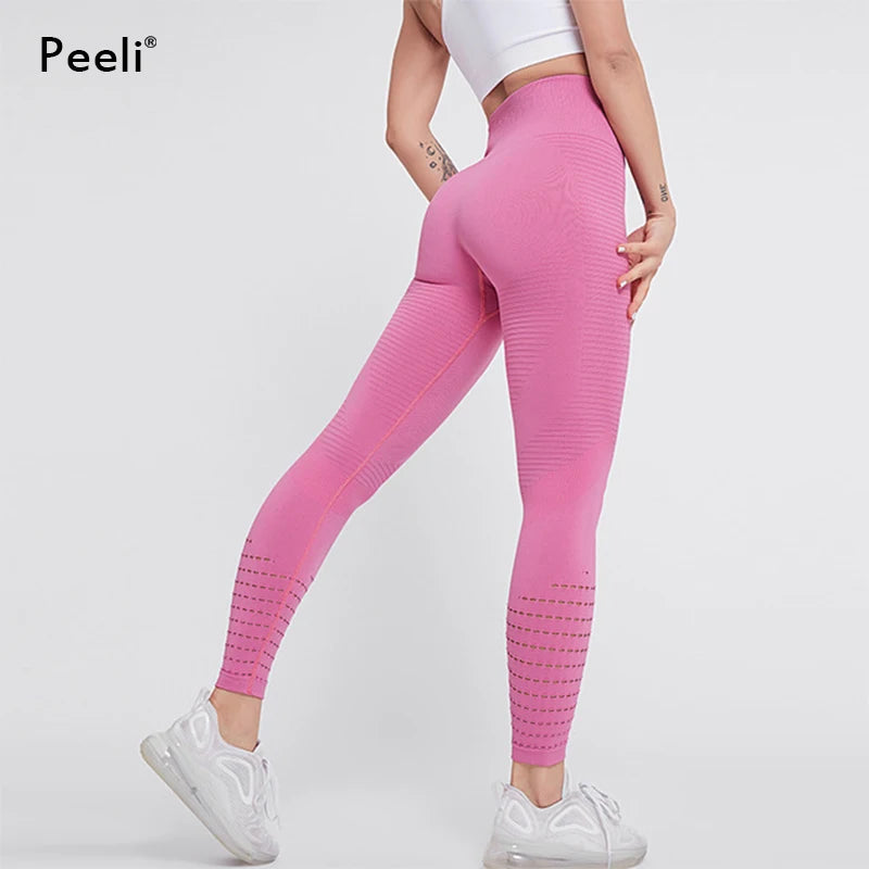 Leggings deportivos sin costuras de cintura alta