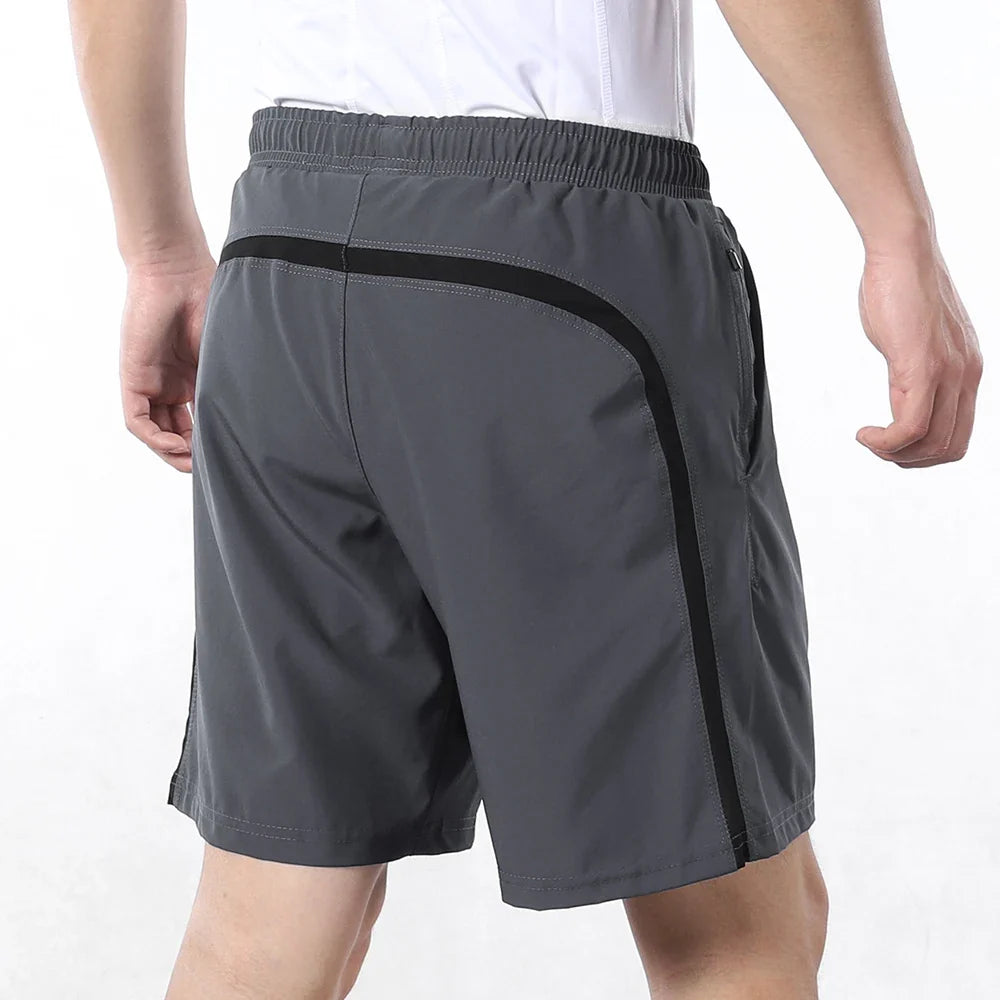 Shorts Running 2 en 1 para Hombre – 7 Pulgadas, Secado Rápido, con Bolsillos, Entrenamiento y Jogging