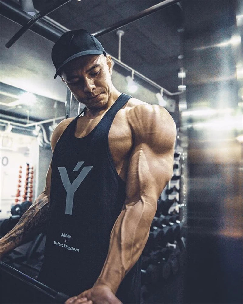 Camiseta sin mangas de culturismo para verano, chaleco deportivo de malla para hombre, ropa de gimnasio para entrenamiento