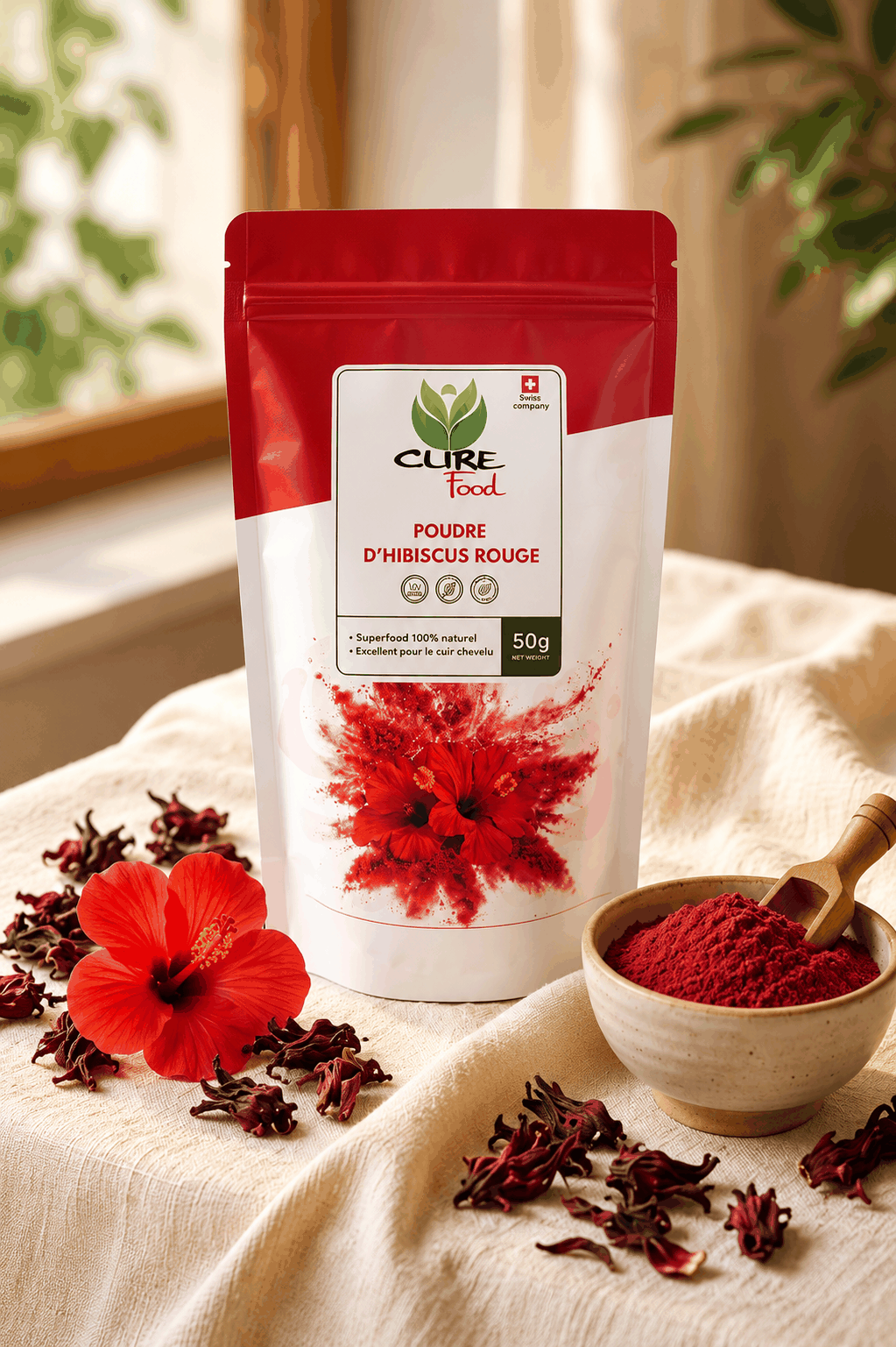 Red Hibiscus Powder-0