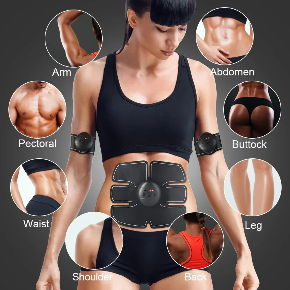 Wireless Ems Abdominal Muscle Stimulator-4