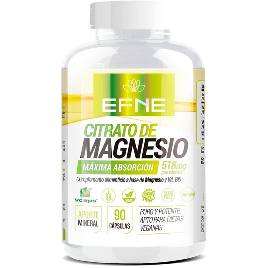 Citrato de Magnesio + B6 EFNE | Alta Absorción y Máxima Pureza (90 / 240 Cápsulas)