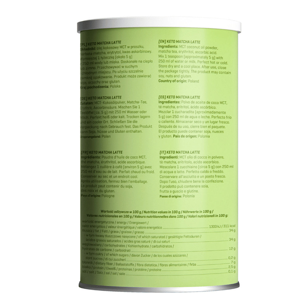 Matcha Latte Keto Friendly-1